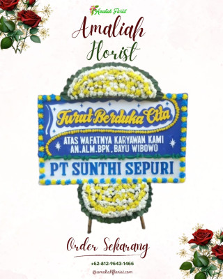 Papan Bunga Duka di Cempaka Putih