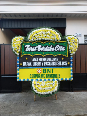 Papan Bunga Duka di Cempaka Putih