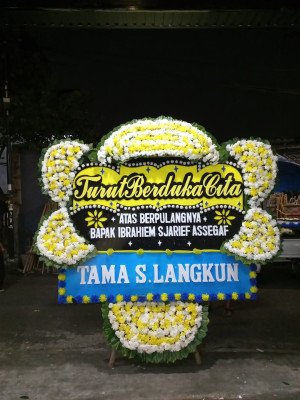 Papan Bunga Duka di Cempaka Putih