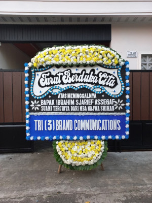 Papan Bunga Duka di Cempaka Putih